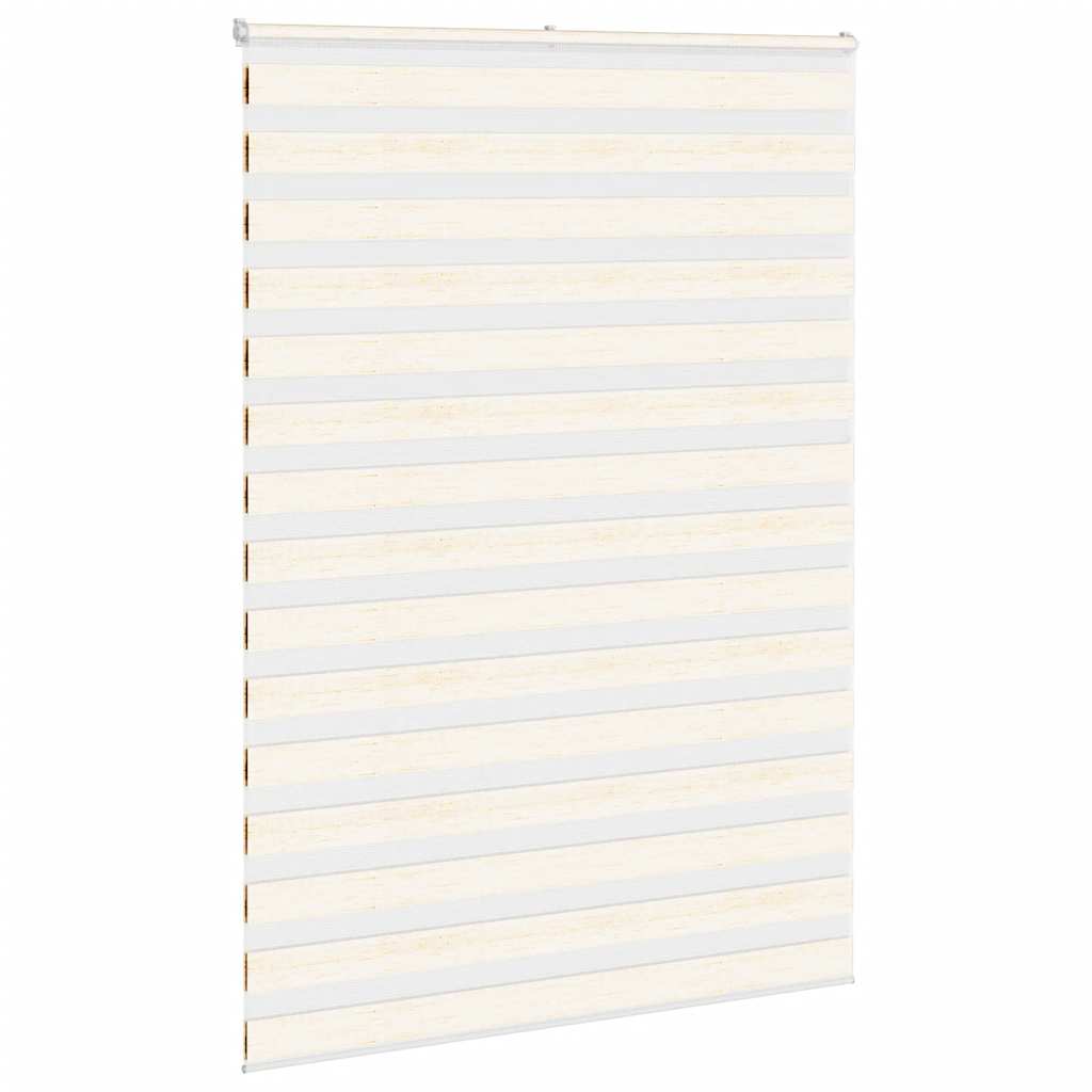 Vidaxl Zebra Roller Blind 165x200 cm Szerokość pyłu 160,9 cm marmerbeige