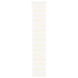 Vidaxl Zebra Roller Blind 40x230 cm Larghezza tessuto 35,9 cm Marmerbeige