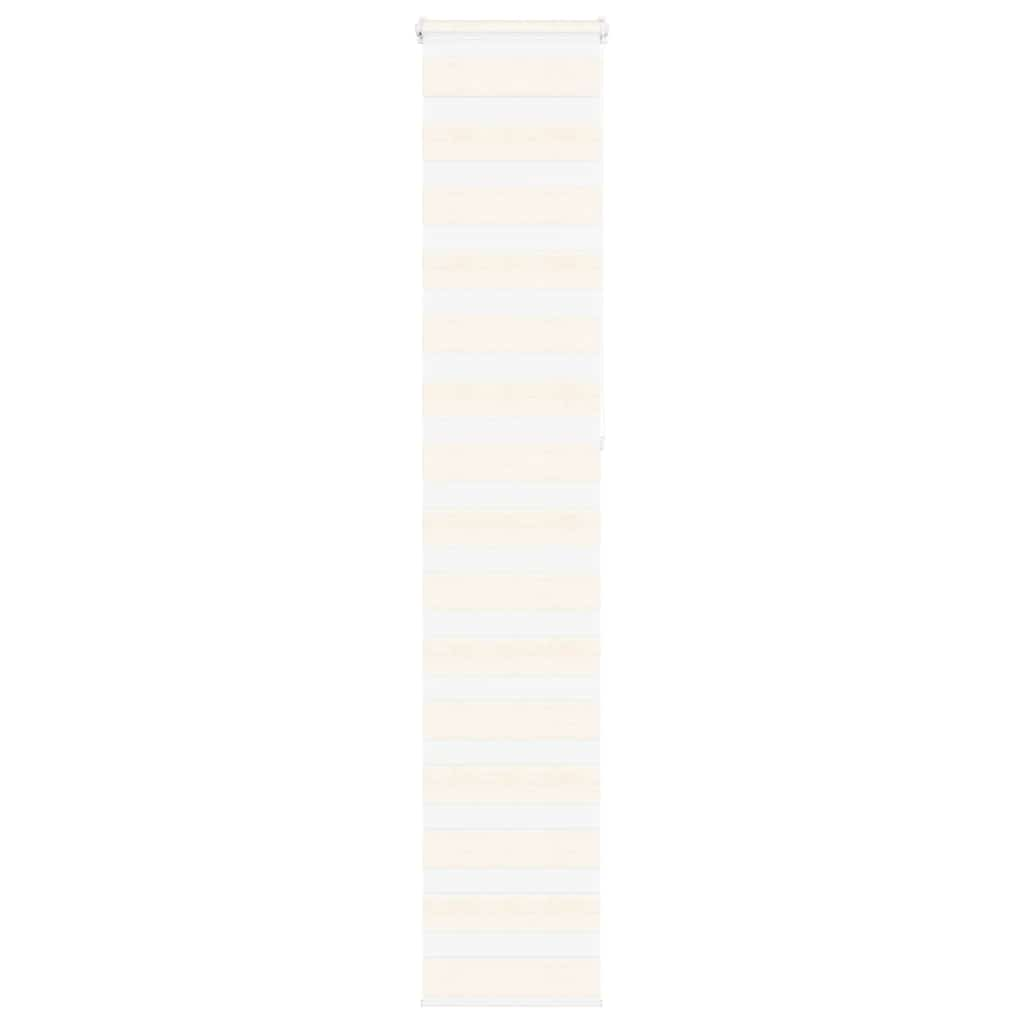 Vidaxl Zebra Roller Blind 50x230 cm Stoffbreite 45,9 cm Marmerbeige