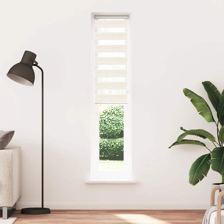 VidaXL Zebra-Rollo 50x230 cm Stoffbreite 45,9 cm Marmorbeige