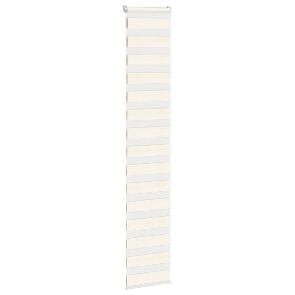 Vidaxl Zebra Roller Blind 50x230 cm Stoffbreite 45,9 cm Marmerbeige