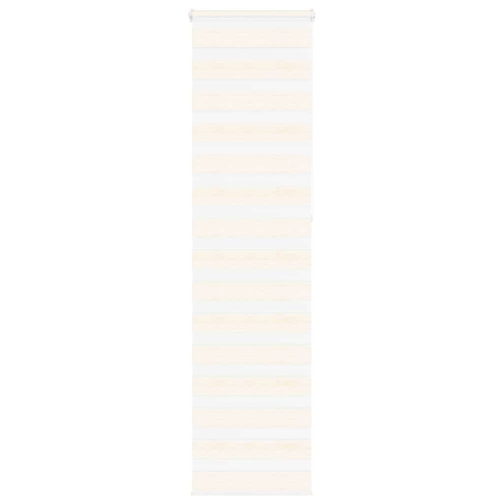 Vidaxl Zebra Roller Blind 55x230 cm Tygbredd 50,9 cm Marmerbeige