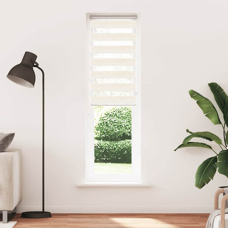VidaXL Zebra-Rollo 55x230 cm Stoffbreite 50,9 cm Marmorbeige