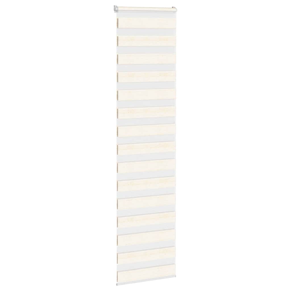 VidaXL Zebra-Rollo 65x230 cm Stoffbreite 60,9 cm Marmorbeige