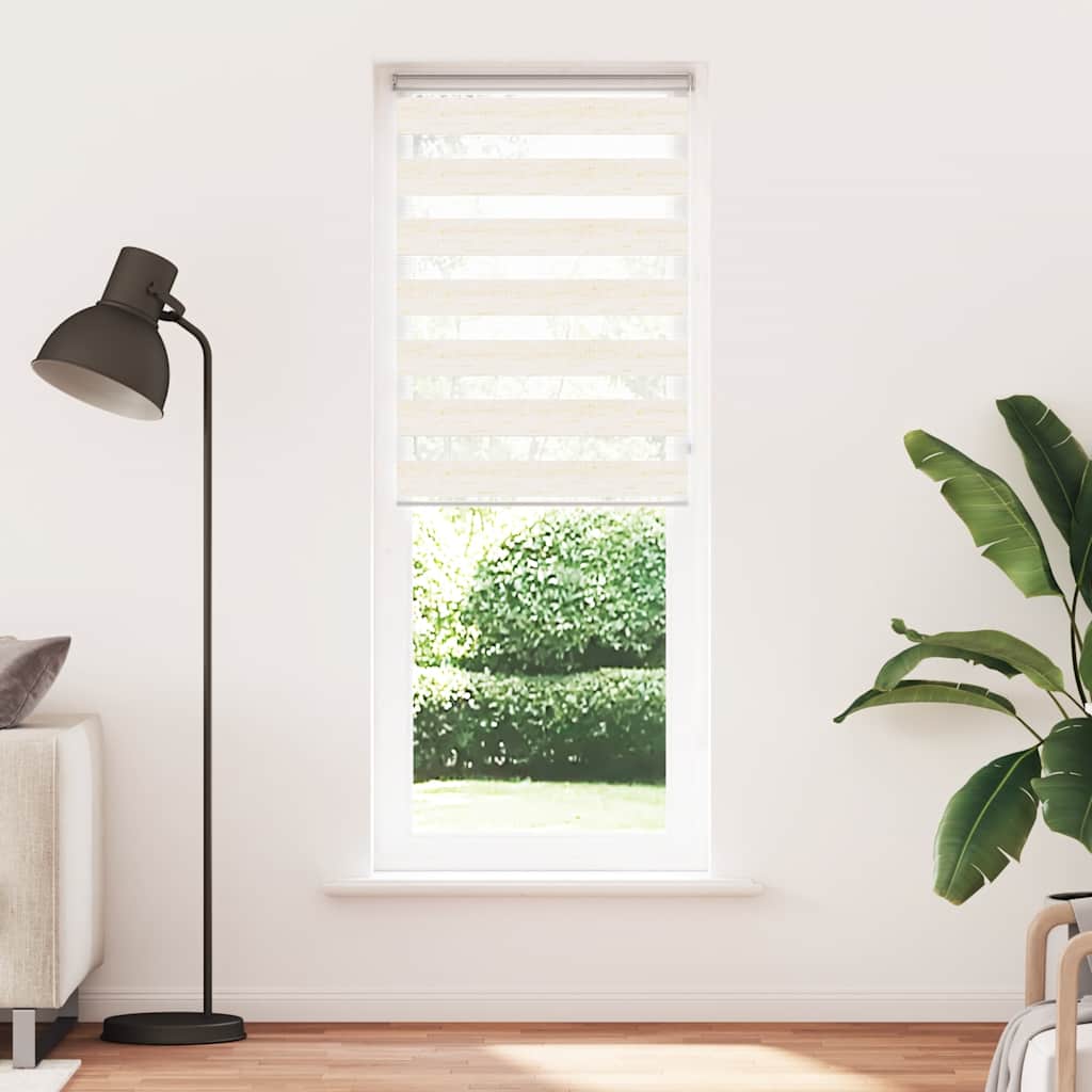 VidaXL Zebra-Rollo 70x230 cm Stoffbreite 65,9 cm Marmorbeige