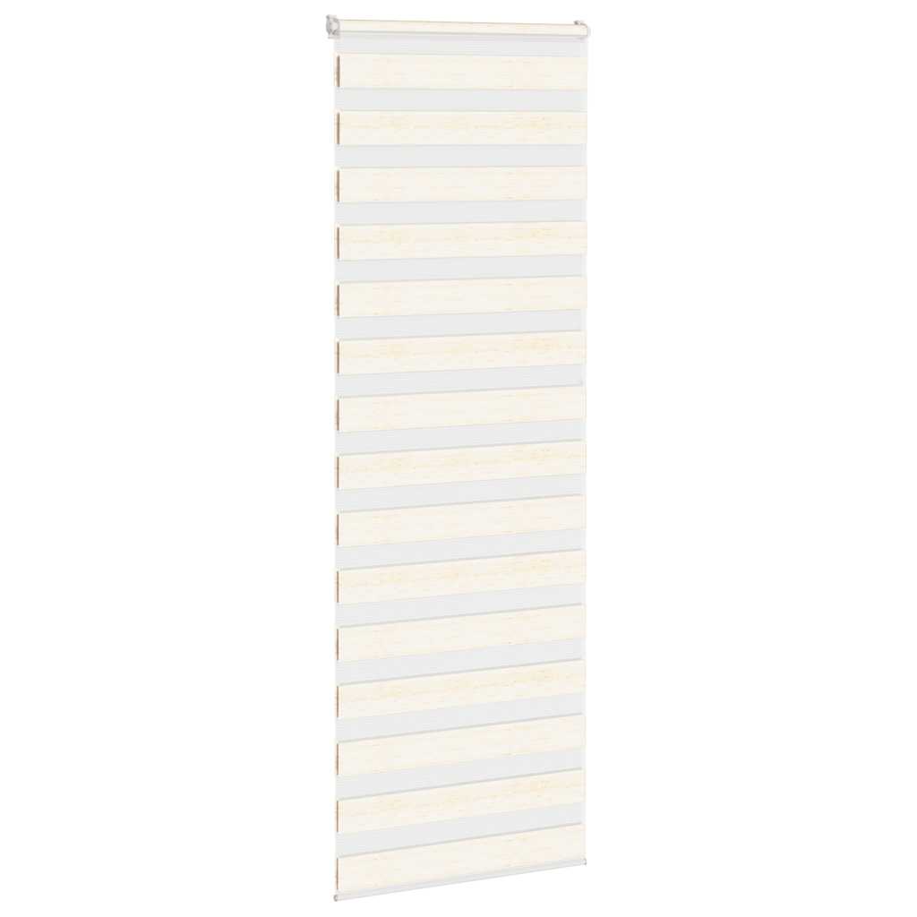 Vidaxl zebra rolgordijn 75x230 cm stofbreedte 70,9 cm marmerbeige