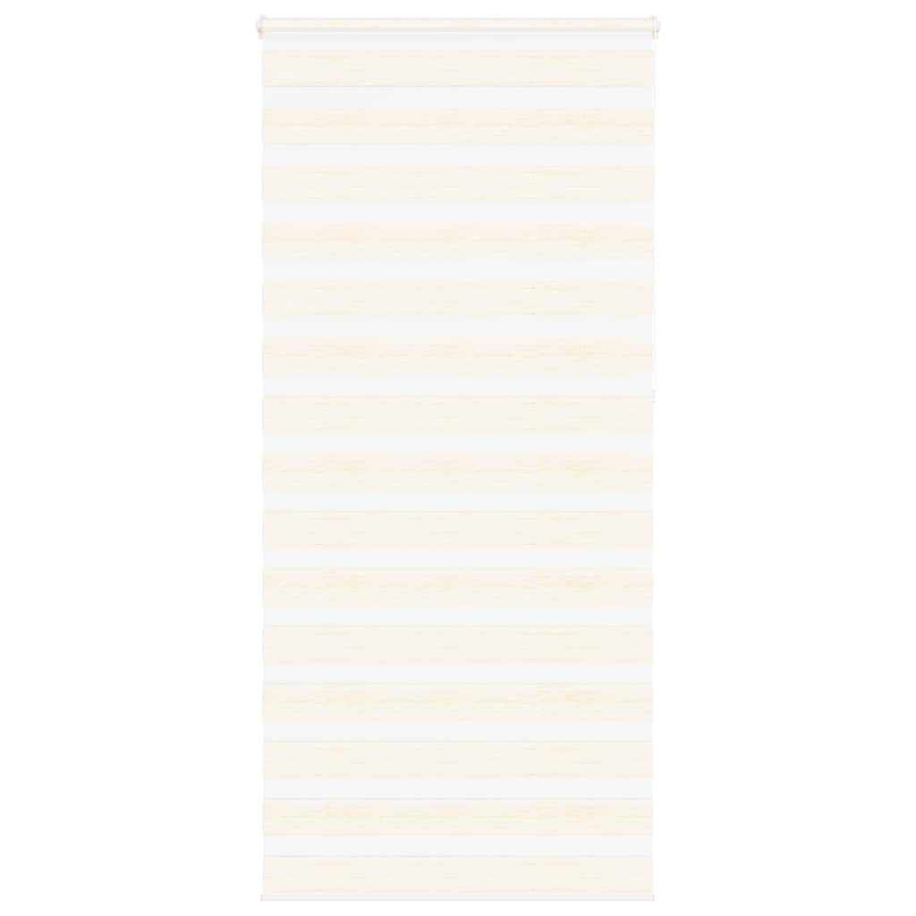 Vidaxl Zebra Roller Blind 110x230 cm Stoffbredde 105,9 cm Marmerbeige