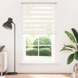 VidaXL Zebrarollo 130x230cm Stoffbreite 125,9cm Polyester Marmor Beige