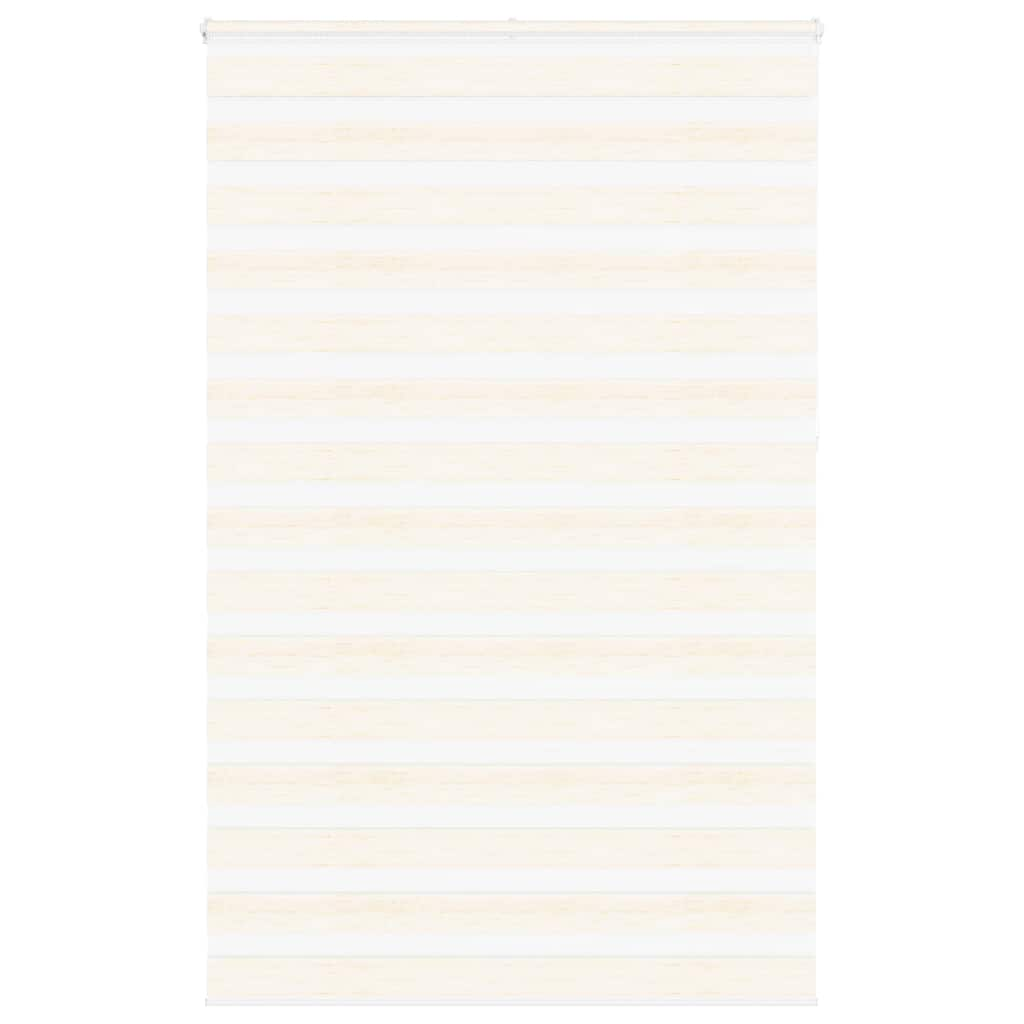 Vidaxl zebra rolgordijn 140x230 cm stofbreedte 135,9 cm marmerbeige