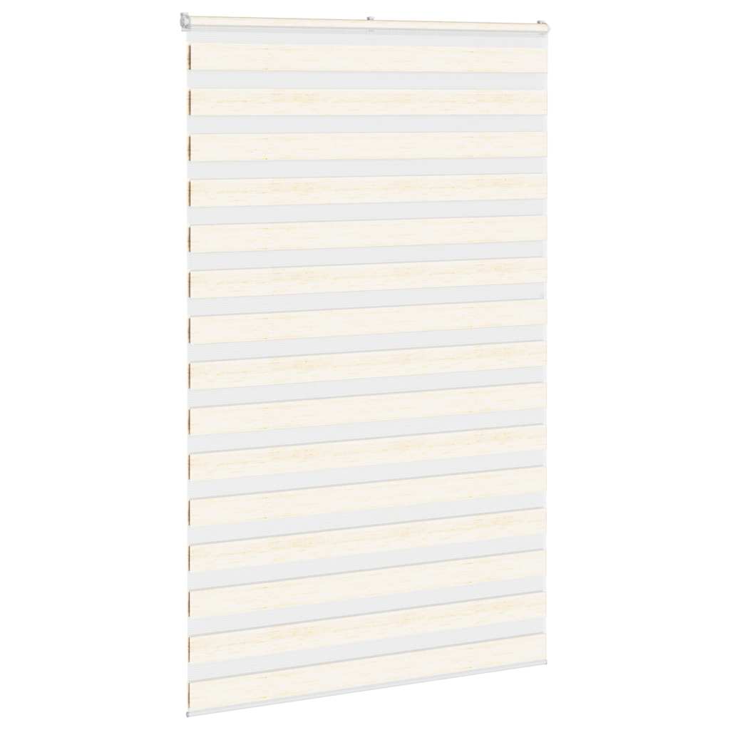 Vidaxl Zebra Roller Blind 140x230 CM Szerokość tkaniny 135,9 cm marmerbeige