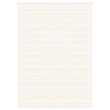 Vidaxx Zebra-Rollo 155x230 cm Stoffbreite 150,9 cm Marmorbeige