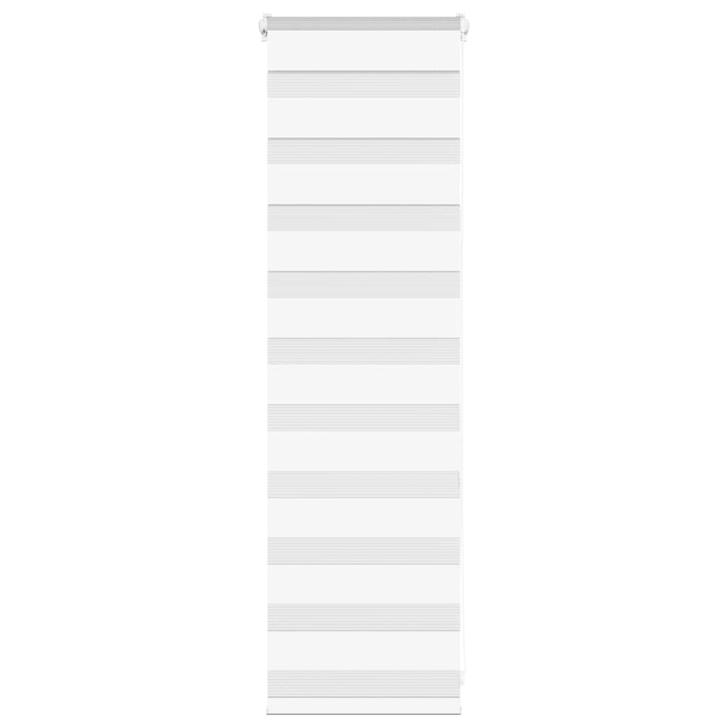 Vidaxx Zebra-Rollo 45x100 cm Stoffbreite 40,9 cm Polyester weiß