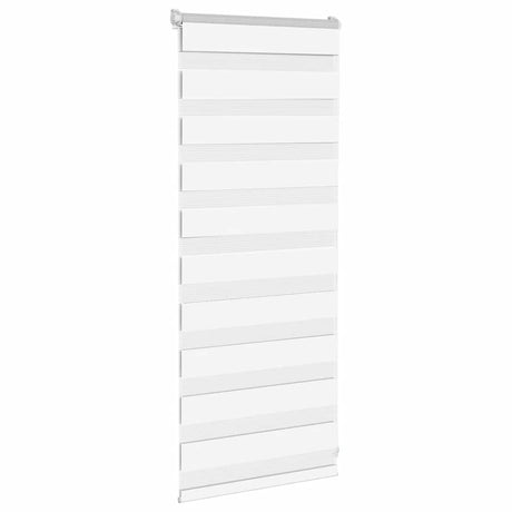 Vidaxx Zebra-Rollo 65x100 cm Stoffbreite 60,9 cm Polyester weiß