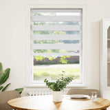 VidaXL Zebrarollo 70x100 cm Stoffbreite 65,9 cm Polyester weiß
