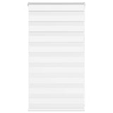 VidaXL Zebrarollo 85x100 cm Stoffbreite 80,9 cm Polyester weiß
