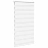 VidaXL Zebrarollo 85x100 cm Stoffbreite 80,9 cm Polyester weiß