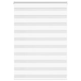 VidaXL Zebrarollo 105x100 cm Stoffbreite 100,9 cm Polyester weiß