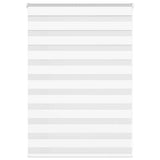 VidaXL Zebrarollo 110x100 cm Stoffbreite 105,9 cm Polyester weiß