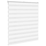 VidaXL Zebrarollo 120x100 cm Stoffbreite 115,9 cm Polyester weiß