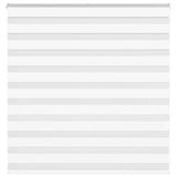 VidaXL Zebrarollo 145x100 cm Stoffbreite 140,9 cm Polyester weiß