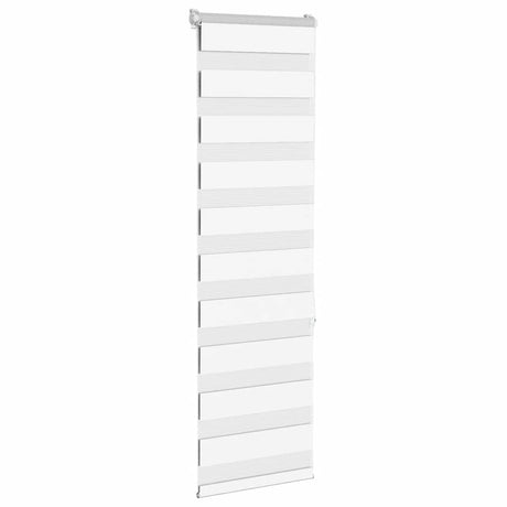 Vidaxx Zebra-Rollo 45x150 cm Stoffbreite 40,9 cm Polyester weiß