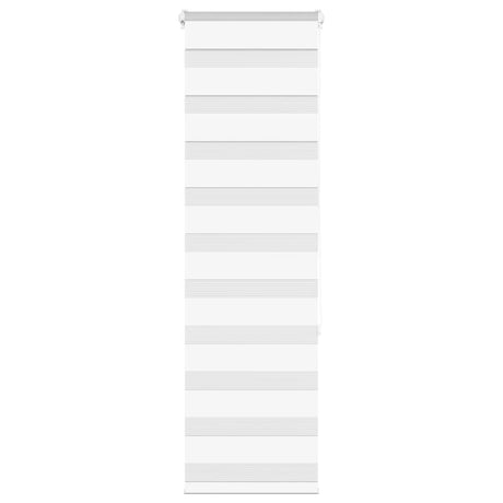 Vidaxx Zebra-Rollo 50x150 cm Stoffbreite 45,9 cm Polyester weiß