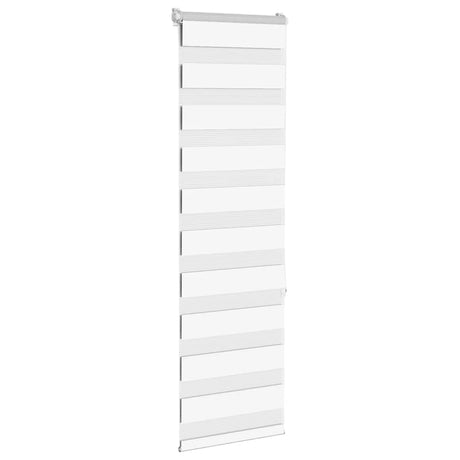 Vidaxx Zebra-Rollo 50x150 cm Stoffbreite 45,9 cm Polyester weiß