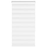 Vidaxl Zebra Roller Blind 75x150 cm støvbredde 70,9 cm polyester hvid