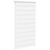 Vidaxl zebra rullo cieco 75x150 cm Larghezza polvere 70,9 cm Polyester White