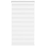 Vidaxl Zebra Roller Blind 85x150 cm støvbredde 80,9 cm polyester hvid