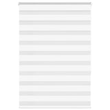 Vidaxl Zebra Roller Blind 95x150 cm støvbredde 90,9 cm polyester hvid