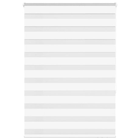 VidaXL Zebra-Rollo 95x150 cm Stoffbreite 90,9 cm Polyester Weiß