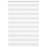 VidaXL Zebra-Rollo 105x150 cm Stoffbreite 100,9 cm Polyester weiß
