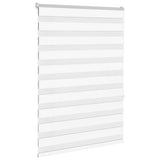 VidaXL Zebra-Rollo 105x150 cm Stoffbreite 100,9 cm Polyester weiß