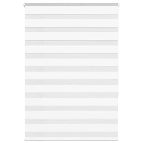 VidaXL Zebra-Rollo 115x150 cm Stoffbreite 110,9 cm Polyester weiß