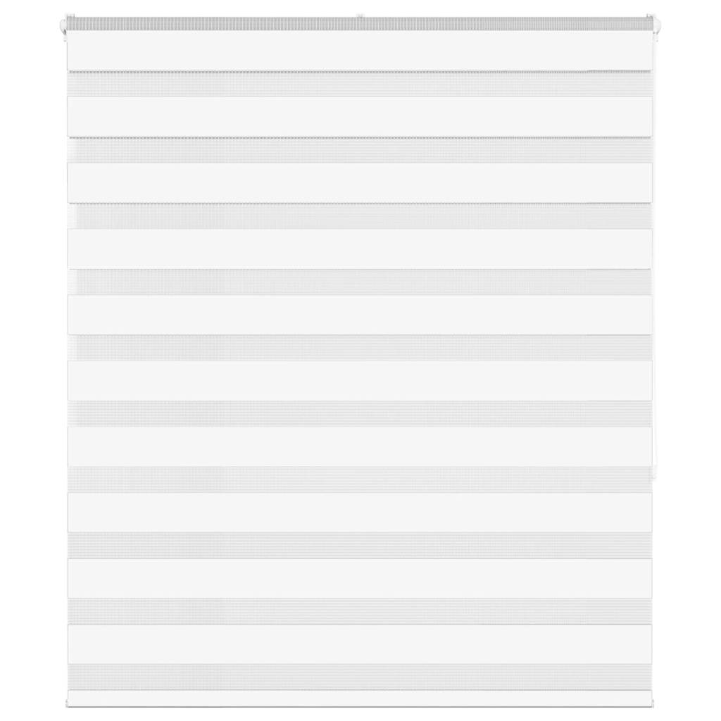 VidaXL Zebra-Rollo 120x150 cm Stoffbreite 115,9 cm Polyester weiß