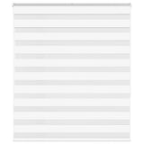 VidaXL Zebra-Rollo 120x150 cm Stoffbreite 115,9 cm Polyester weiß