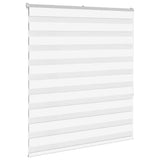 VidaXL Zebra-Rollo 120x150 cm Stoffbreite 115,9 cm Polyester weiß