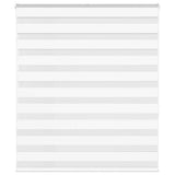 VidaXL Zebra-Rollo 125x150 cm Stoffbreite 120,9 cm Polyester Weiß