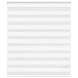 VidaXL Zebra-Rollo 135x150 cm Stoffbreite 130,9 cm Polyester weiß