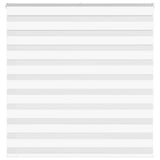VidaXL Zebra-Rollo 145x150 cm Stoffbreite 140,9 cm Polyester weiß