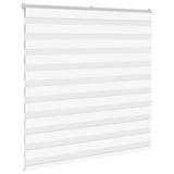 VidaXL Zebra-Rollo 145x150 cm Stoffbreite 140,9 cm Polyester weiß
