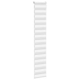 VidaXL Zebra-Rollo 40x200 cm Stoffbreite 35,9 cm Polyester Weiß