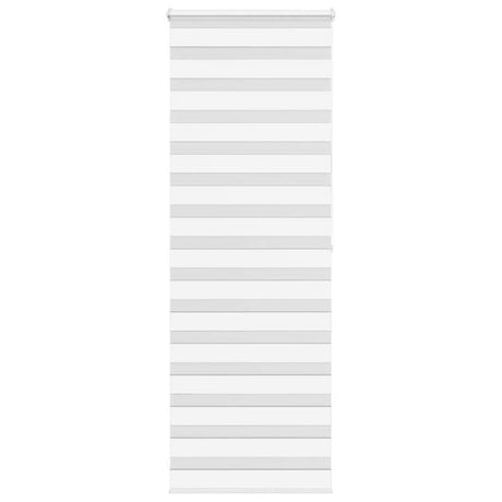 Vidaxx Zebra-Rollo 75x200 cm Stoffbreite 70,9 cm Polyester weiß