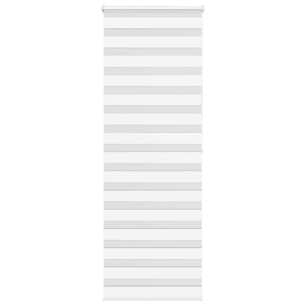 Vidaxl Zebra roller blind 80x200 cm dust width 75.9 cm Polyester White