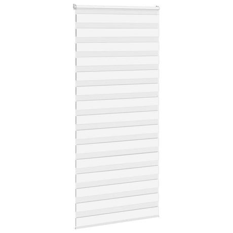Vidaxx Zebra-Rollo 95x200 cm Stoffbreite 90,9 cm Polyester weiß