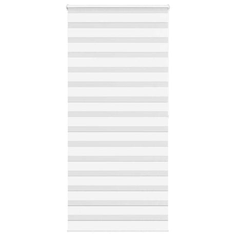 VidaXL Zebra-Rollo 105x200 cm Stoffbreite 100,9 cm Polyester weiß