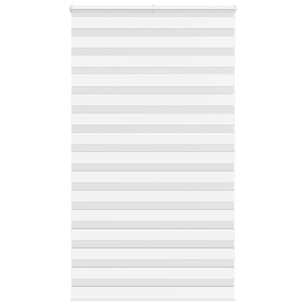 Vidaxl zebra rullo cieco 120x200 cm Larghezza polvere 115,9 cm in poliestere bianco