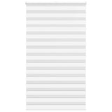 VidaXL Zebra-Rollo 120x200 cm Stoffbreite 115,9 cm Polyester weiß