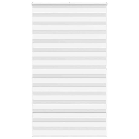 VidaXL Zebra-Rollo 125x200 cm Stoffbreite 120,9 cm Polyester Weiß